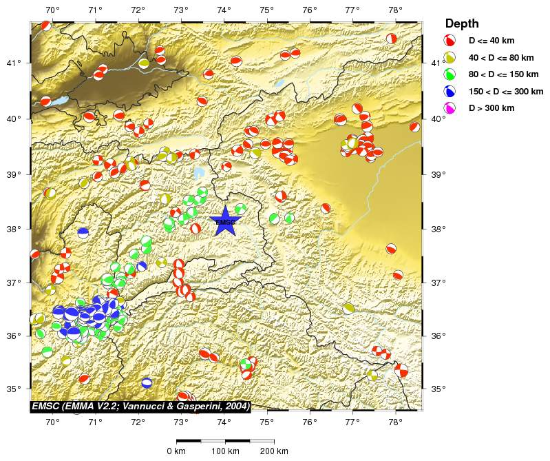 Regional moment Tensor