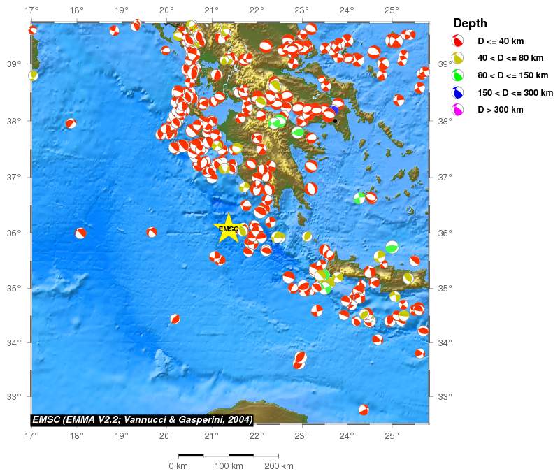 Regional moment Tensor