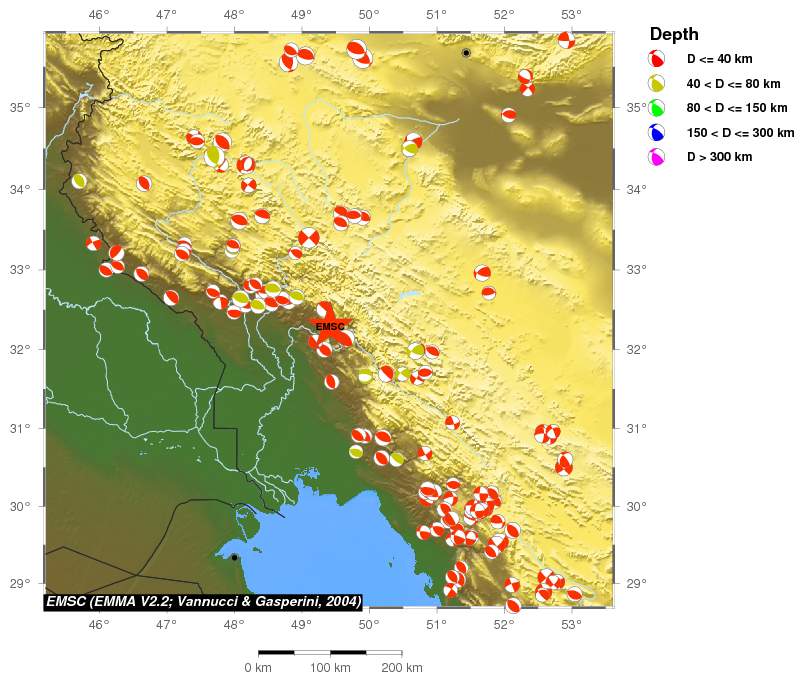 Regional moment Tensor