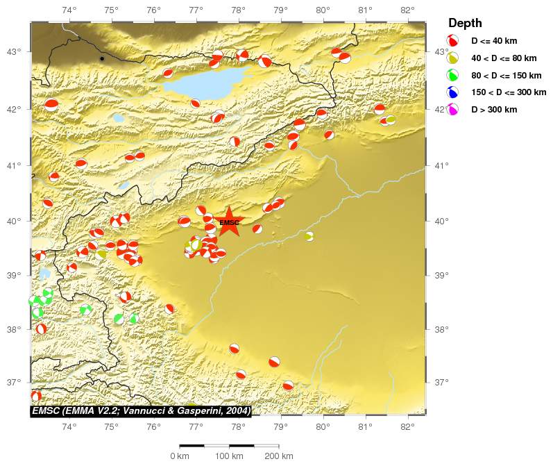 Regional moment Tensor