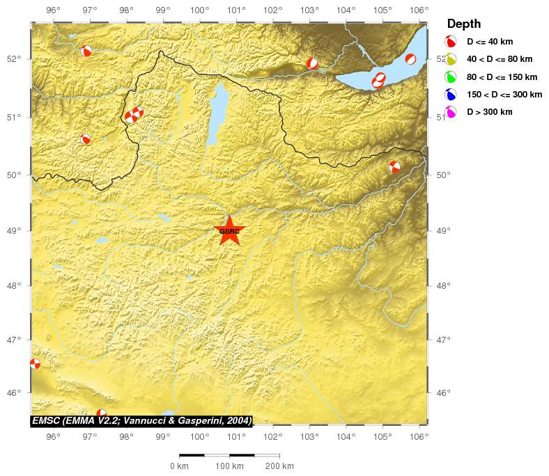 Regional moment Tensor