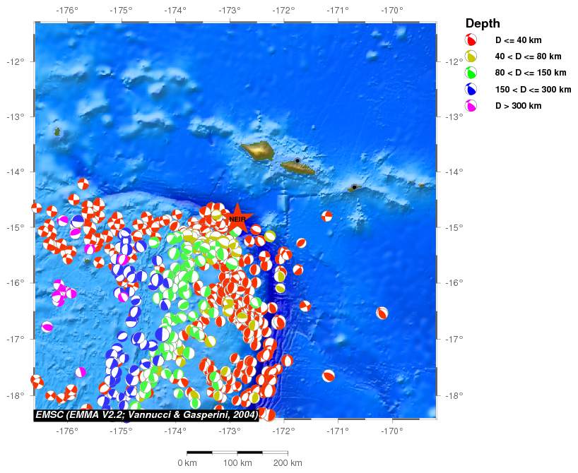 Regional moment Tensor