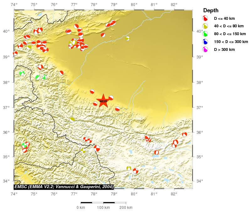 Regional moment Tensor