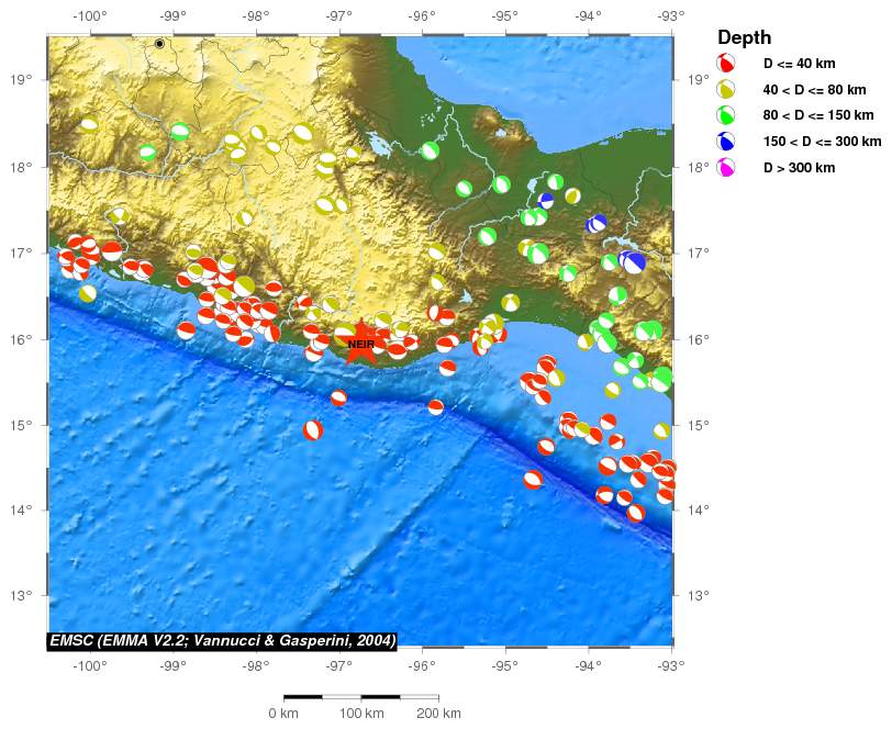 Regional moment Tensor