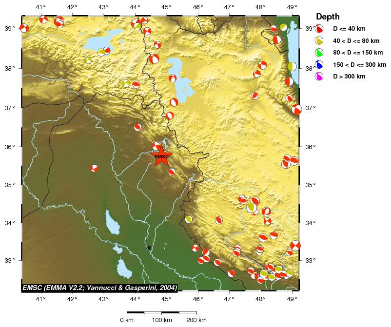Regional moment Tensor