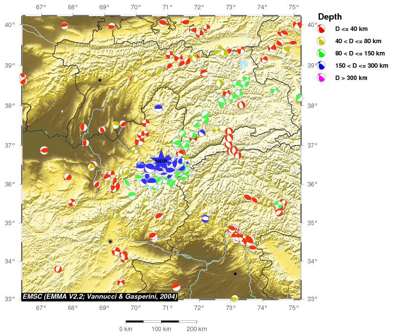 Regional moment Tensor