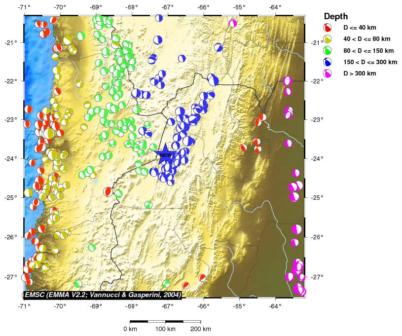 Regional moment Tensor