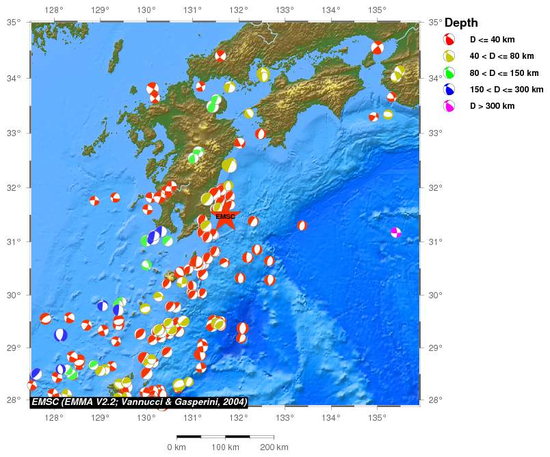 Regional moment Tensor