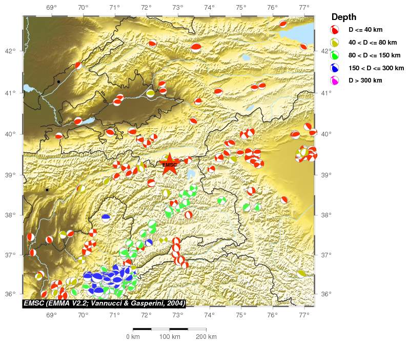 Regional moment Tensor