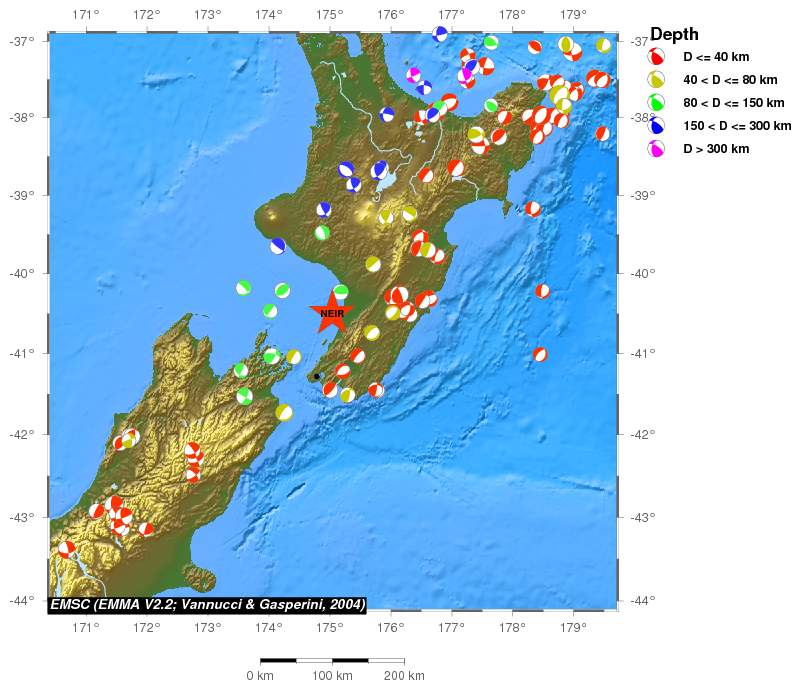 Regional moment Tensor