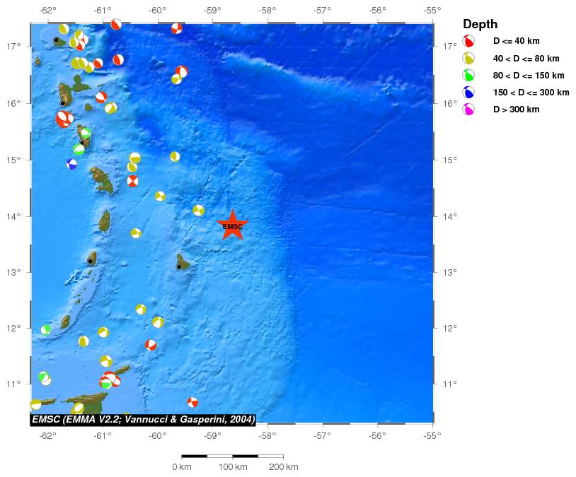 Regional moment Tensor