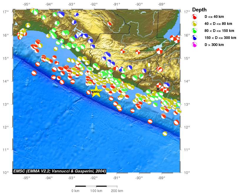 Regional moment Tensor