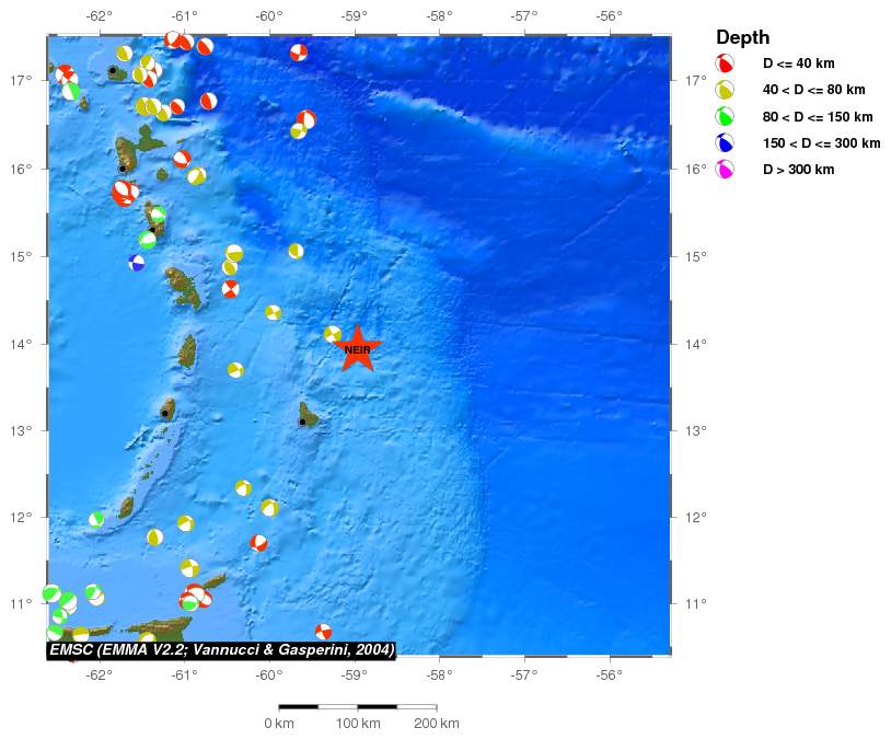 Regional moment Tensor