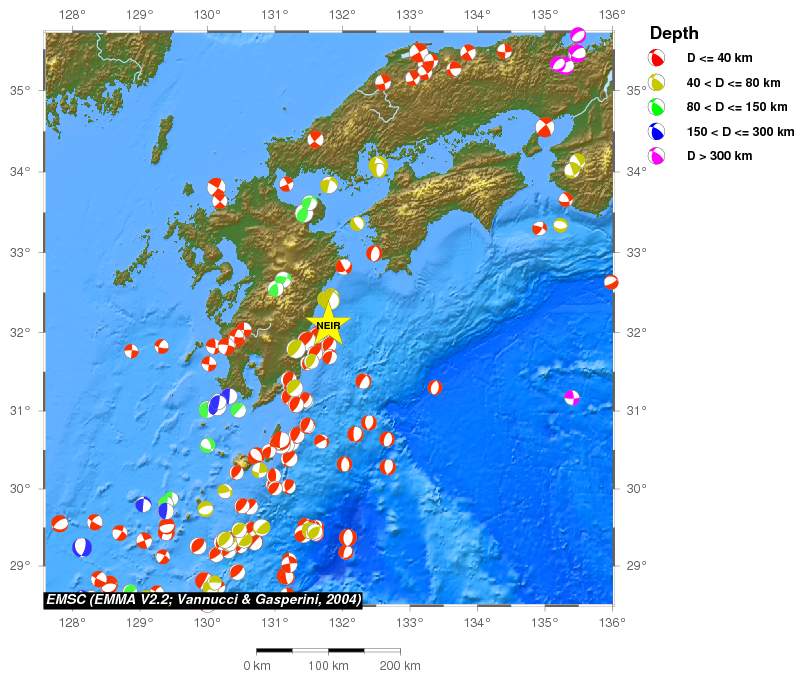 Regional moment Tensor