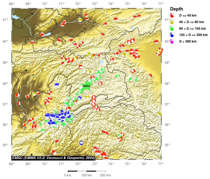 Regional moment Tensor