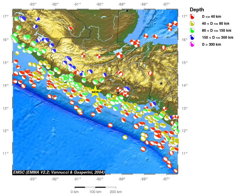 Regional moment Tensor