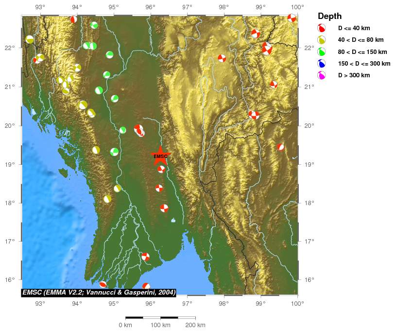Regional moment Tensor