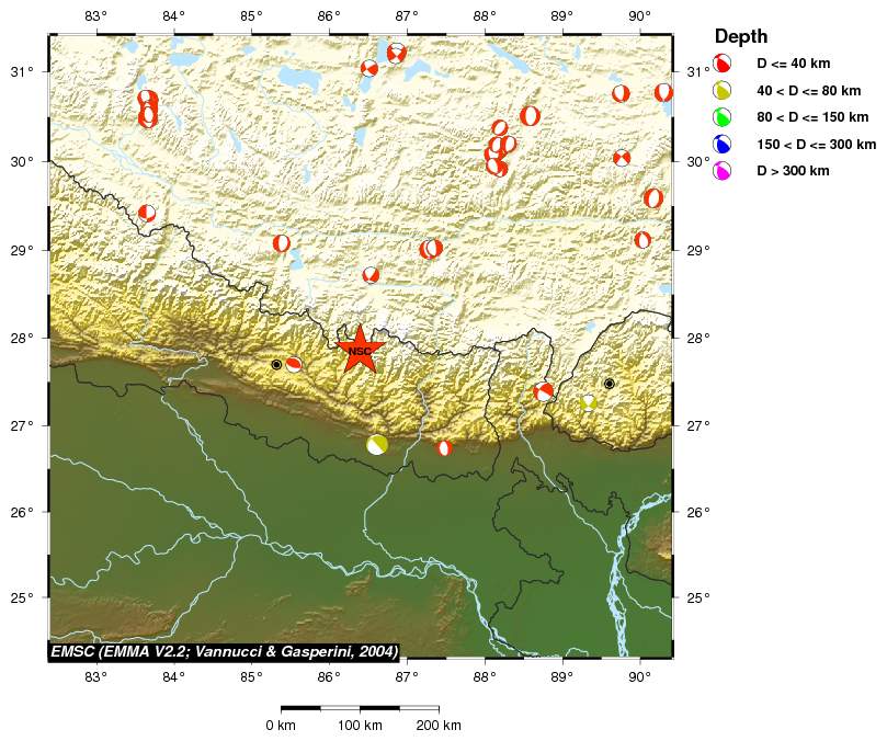Regional moment Tensor