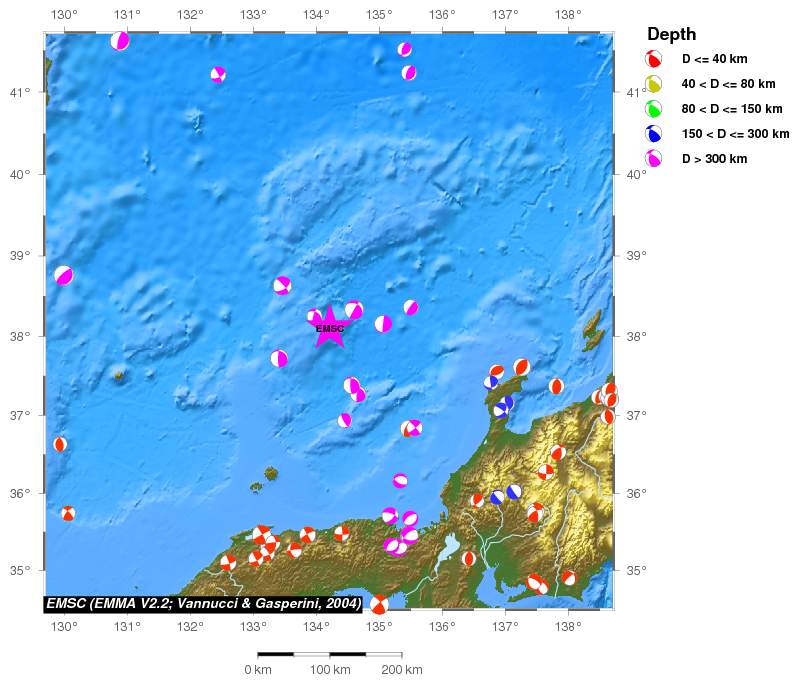 Regional moment Tensor