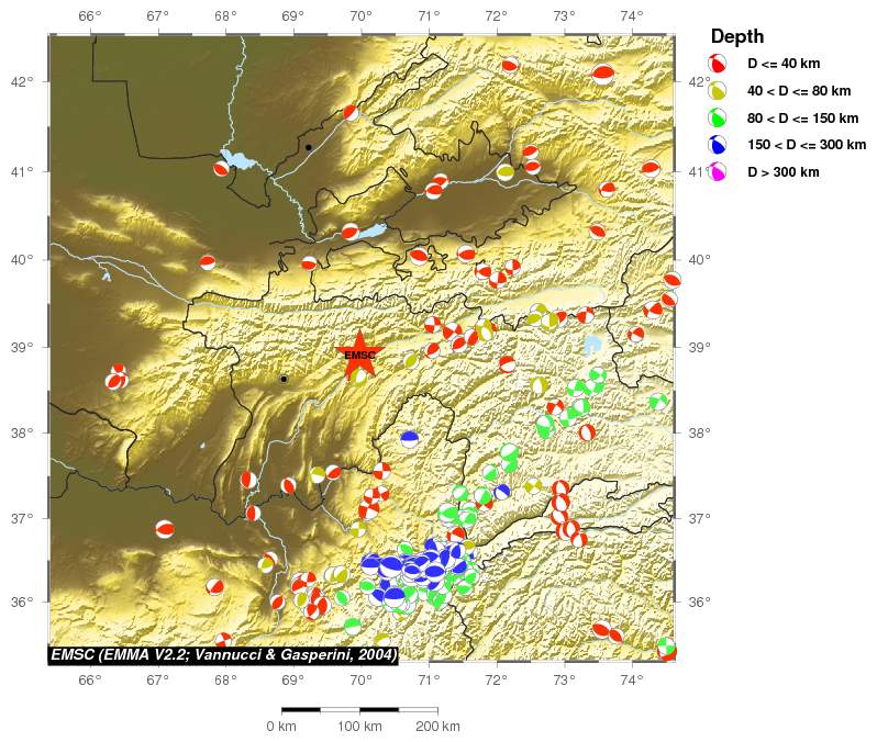 Regional moment Tensor