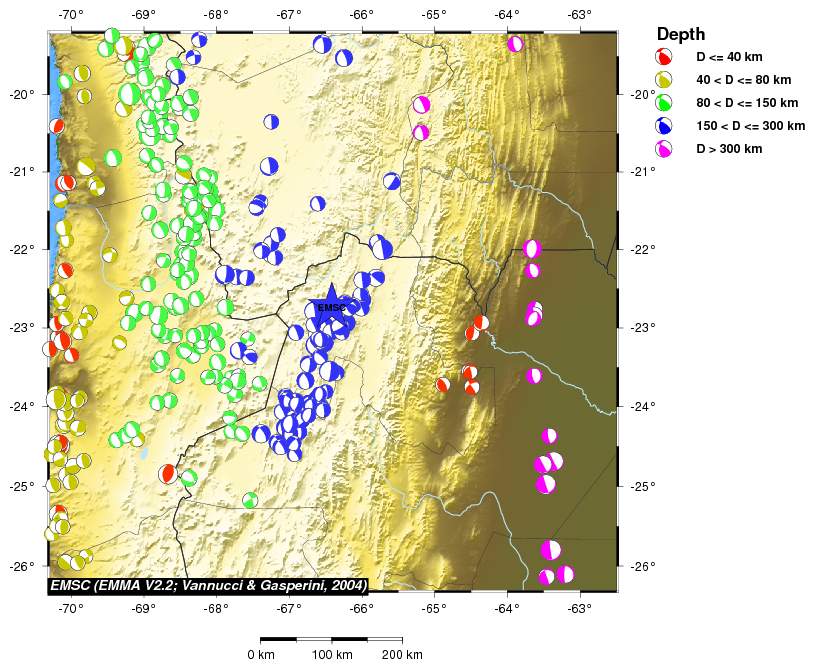 Regional moment Tensor