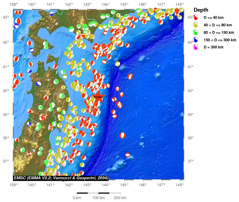 Regional moment Tensor