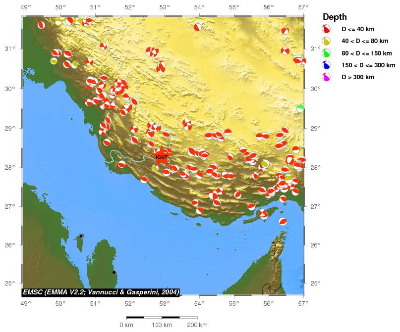 Regional moment Tensor