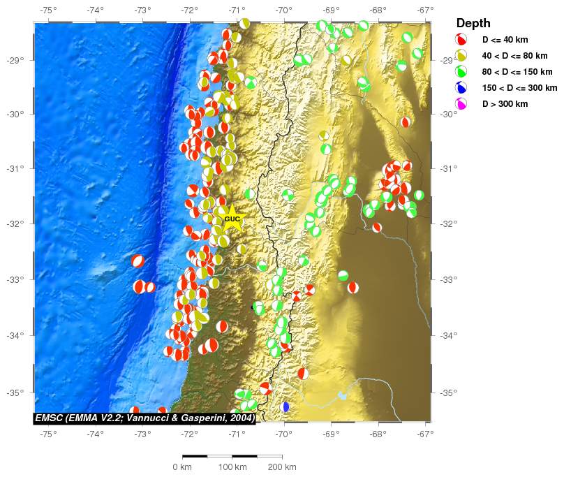 Regional moment Tensor