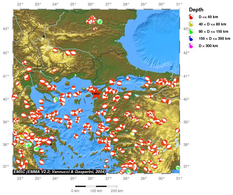 Regional moment Tensor