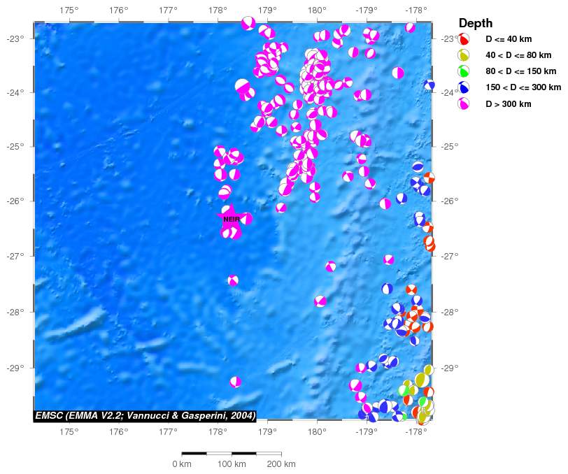 Regional moment Tensor