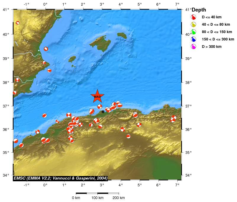 Regional moment Tensor