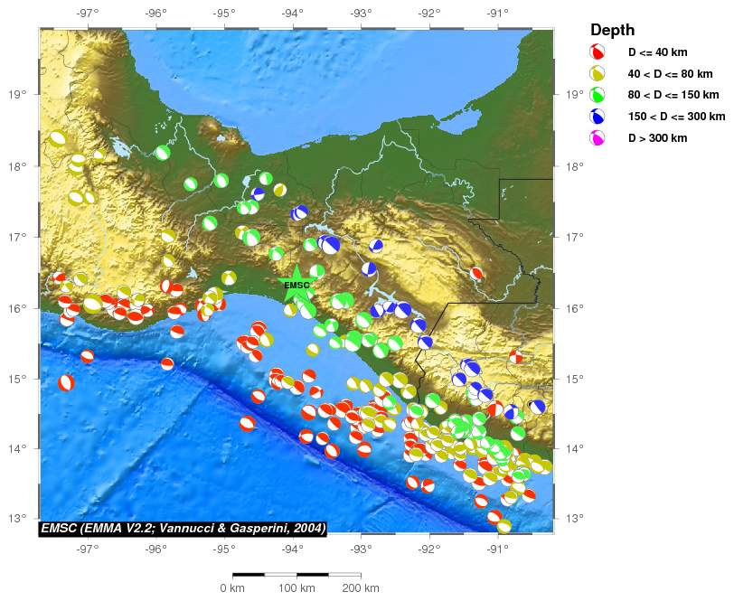 Regional moment Tensor