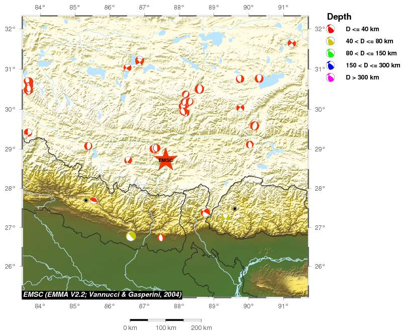 Regional moment Tensor