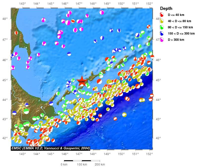 Regional moment Tensor
