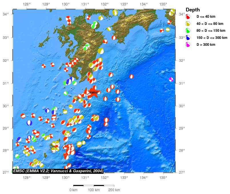 Regional moment Tensor