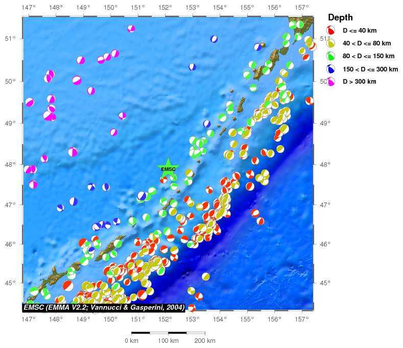 Regional moment Tensor