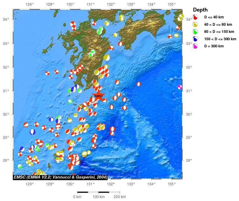 Regional moment Tensor