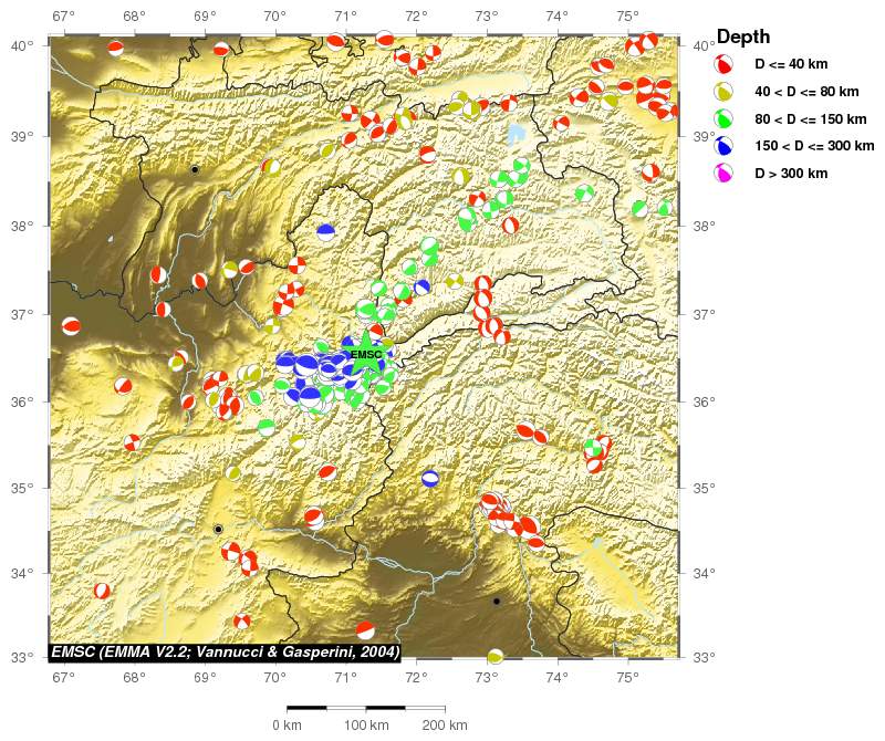 Regional moment Tensor
