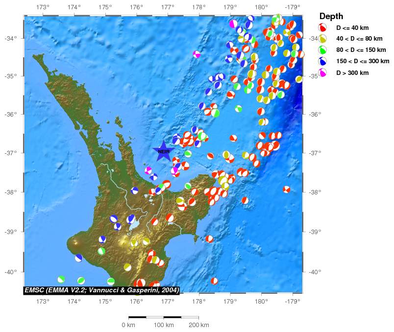 Regional moment Tensor