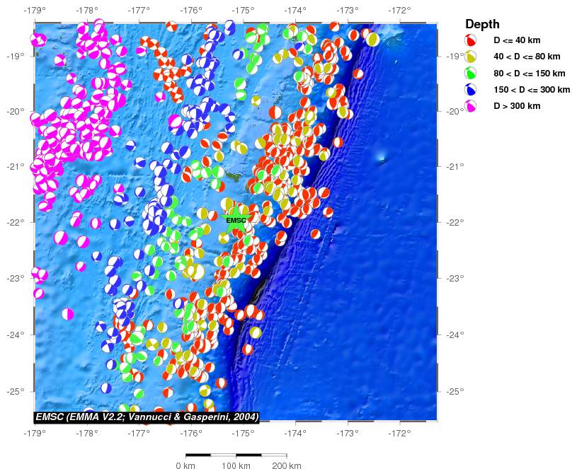 Regional moment Tensor