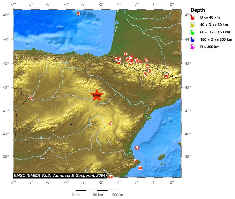 Regional moment Tensor