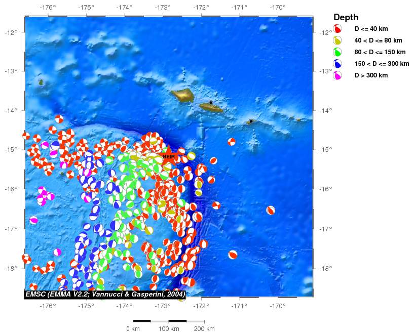 Regional moment Tensor