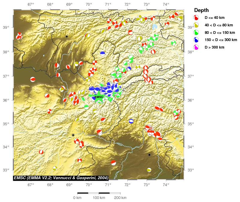 Regional moment Tensor