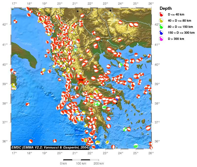 Regional moment Tensor