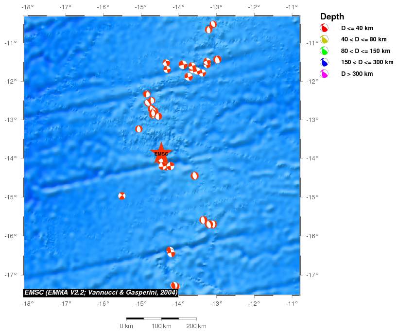 Regional moment Tensor