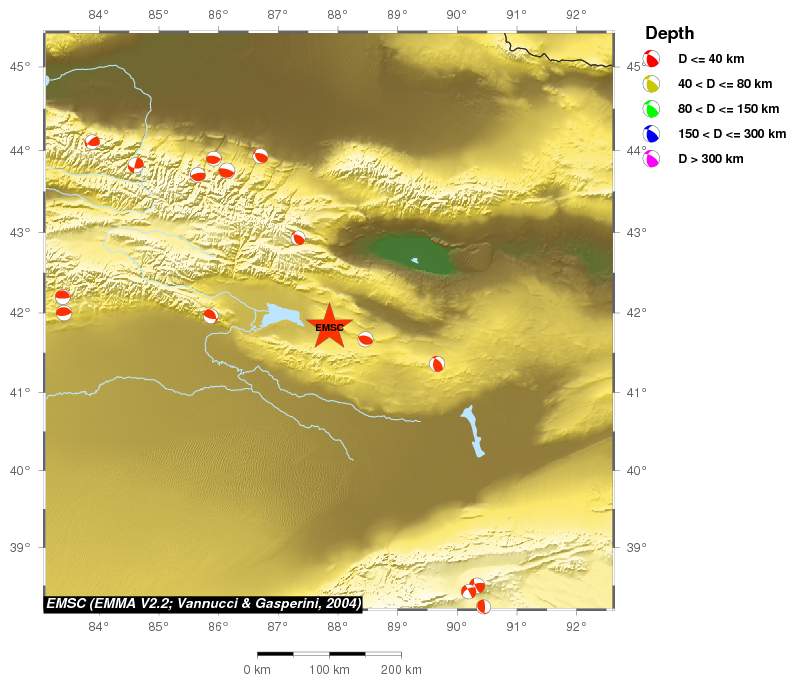 Regional moment Tensor