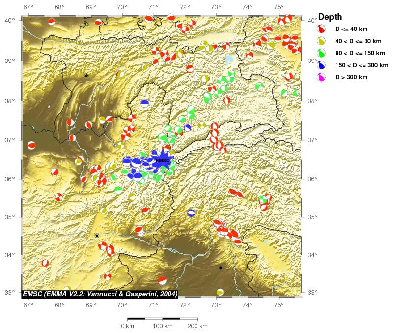 Regional moment Tensor