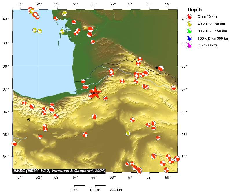 Regional moment Tensor