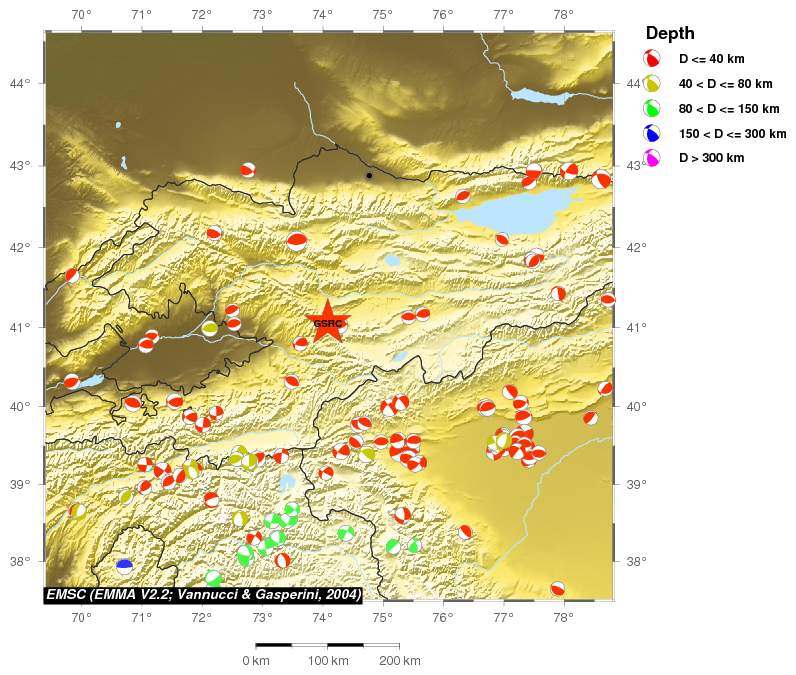 Regional moment Tensor