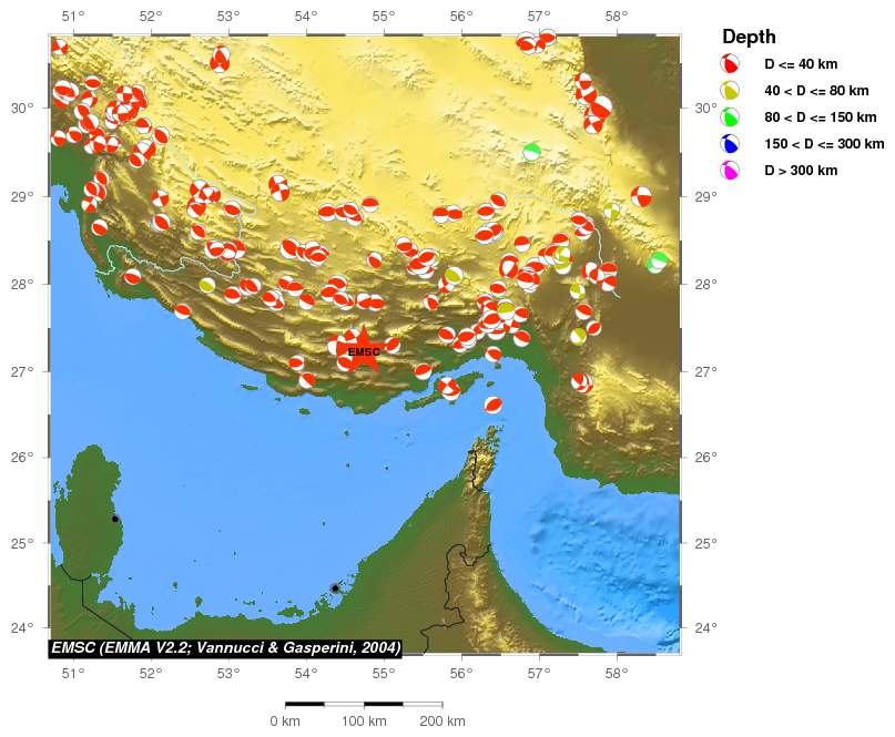 Regional moment Tensor
